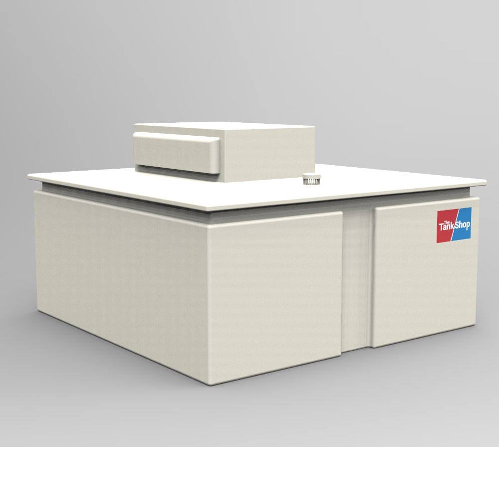 500 Litre Two Piece Insulated GRP Water Tank