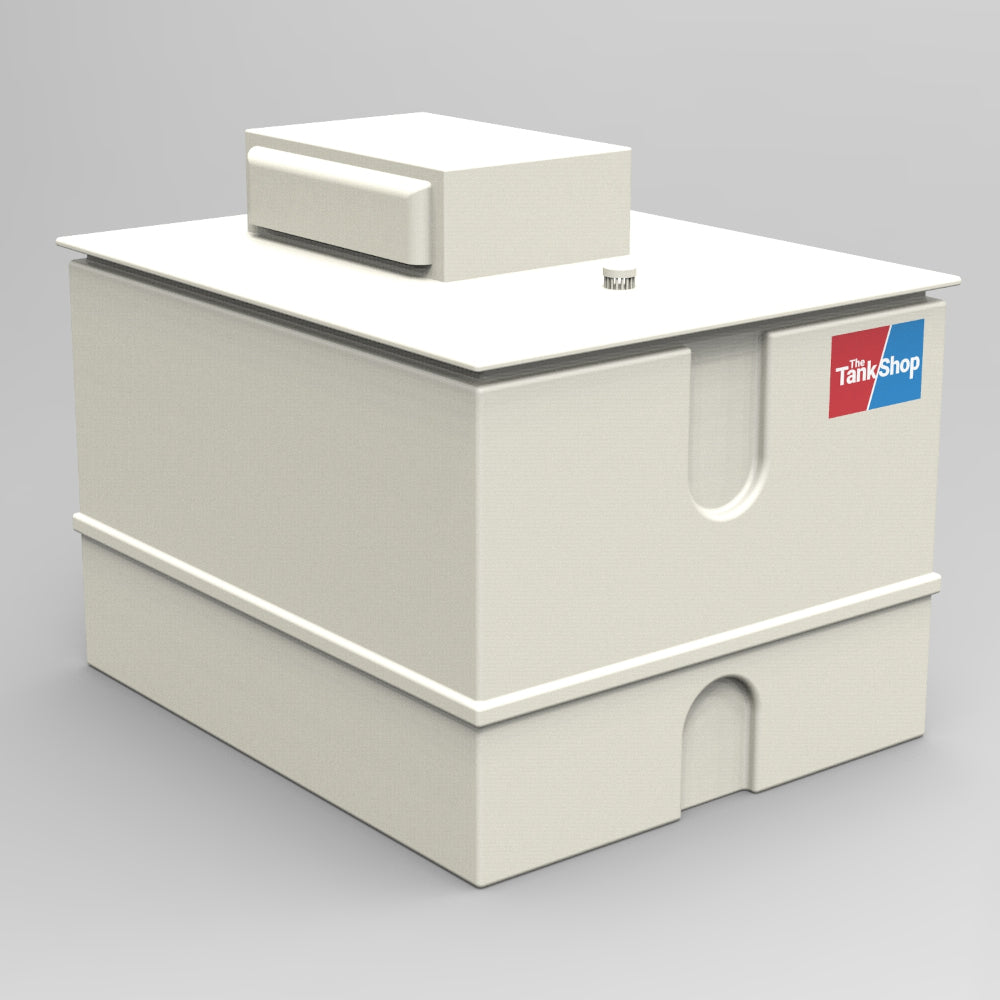 909 Litre Two Piece Insulated GRP Water Tank