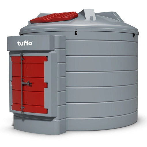 10000 Litre Plastic Bunded Diesel  Dispensing Tank - Tuffa Tanks 10000VBFS