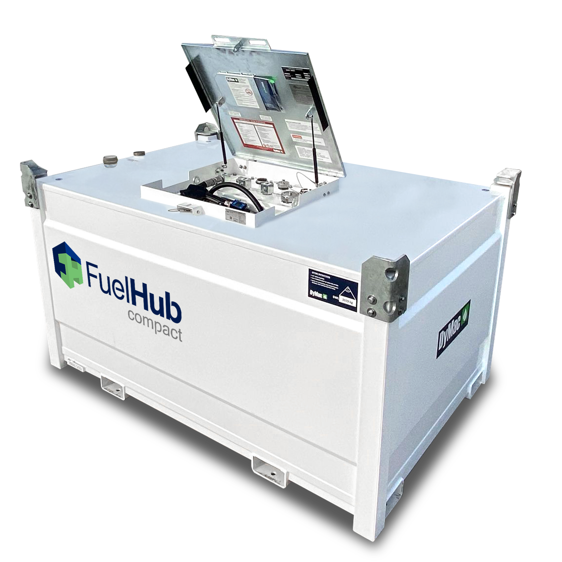 Dymac 3000 Litre UN Approved Transportable Steel Diesel Tank - Fuel Hub Compact