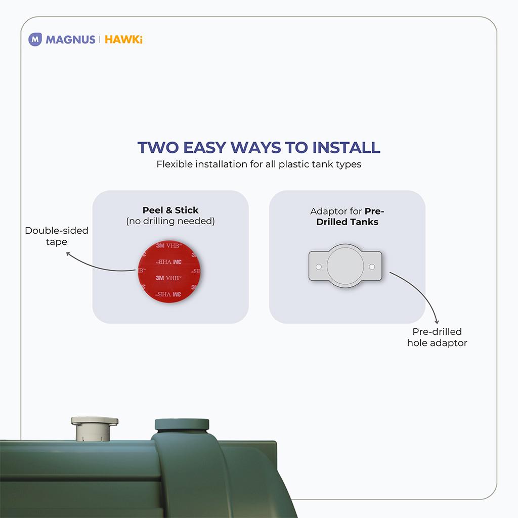 Magnus Hawki Smart Oil Tank Gauge - App Based Contents Monitor