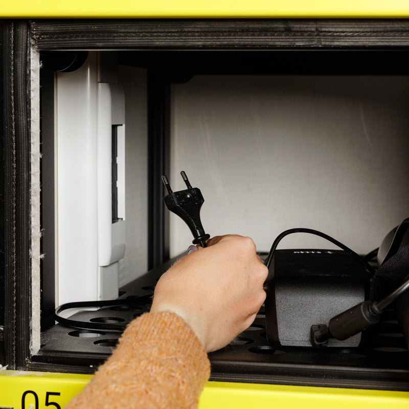 Lithium Battery Charging Cabinet with 12 Locking Doors - Lithium Fire Locker