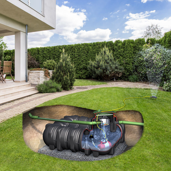 7500 Litre GRAF PLATIN Garden Comfort Underground Rainwater Harvesting System (Garden Irrigation)