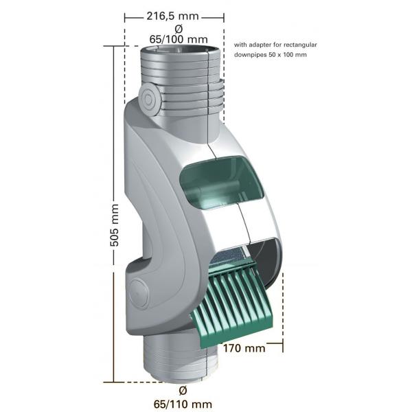 Rainus Downpipe Filter - For Underground Tanks