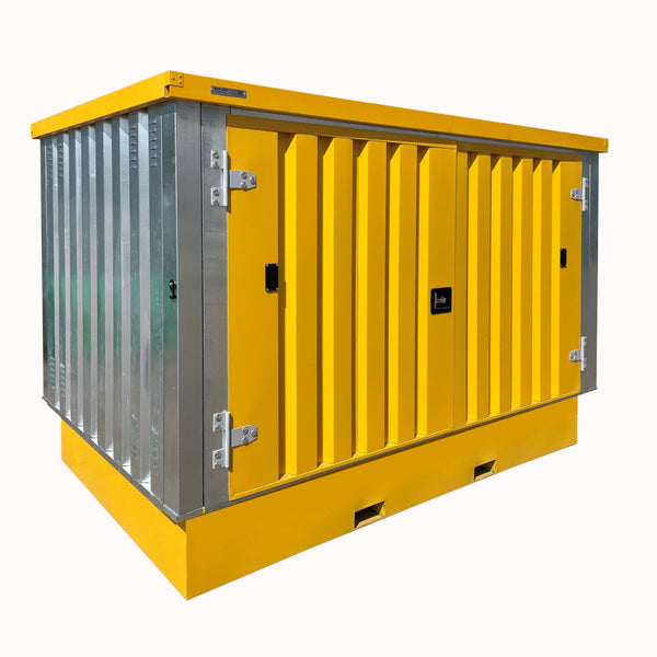 Steel Bunded Double IBC Store - Flat Packed