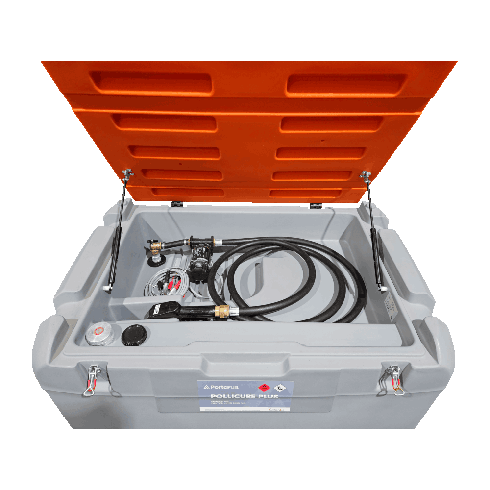 Atlantis 440 Litre Diesel Transportable Tank - 12V Pump - Pollicube Plus