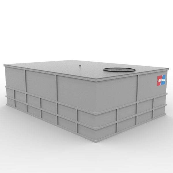 6000 Litre Insulated GRP Water Tank - Low Profile