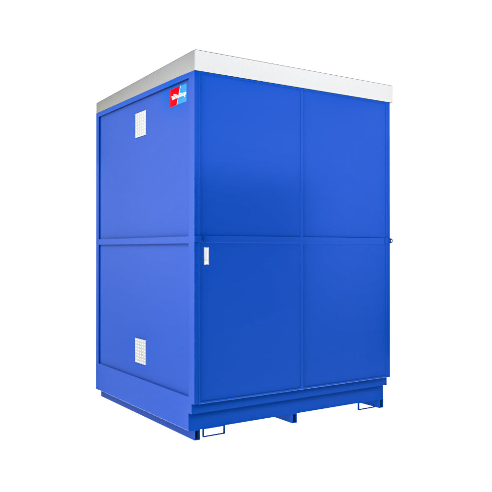 16 Drum & 4 IBC Dual Purpose Bunded Secure Storage Unit