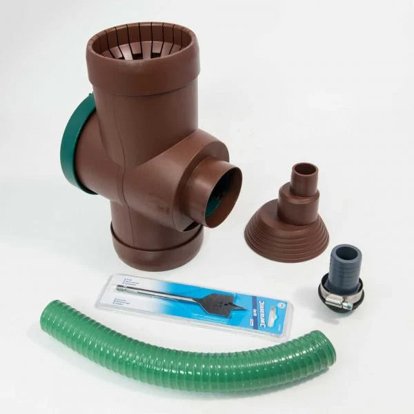 Downpipe Rainwater Diverter with Link Kit
