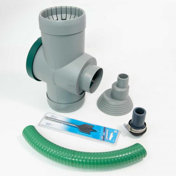 Downpipe Rainwater Diverter with Link Kit