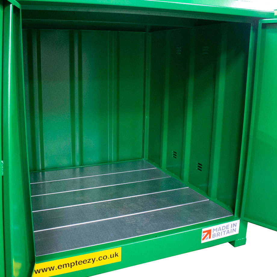 Steel Lockable 4 Drum Spill Pallet Bund