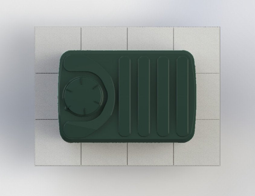 Titan ESLP1200B 1200 Litre Low Profile Bunded Oil Tank