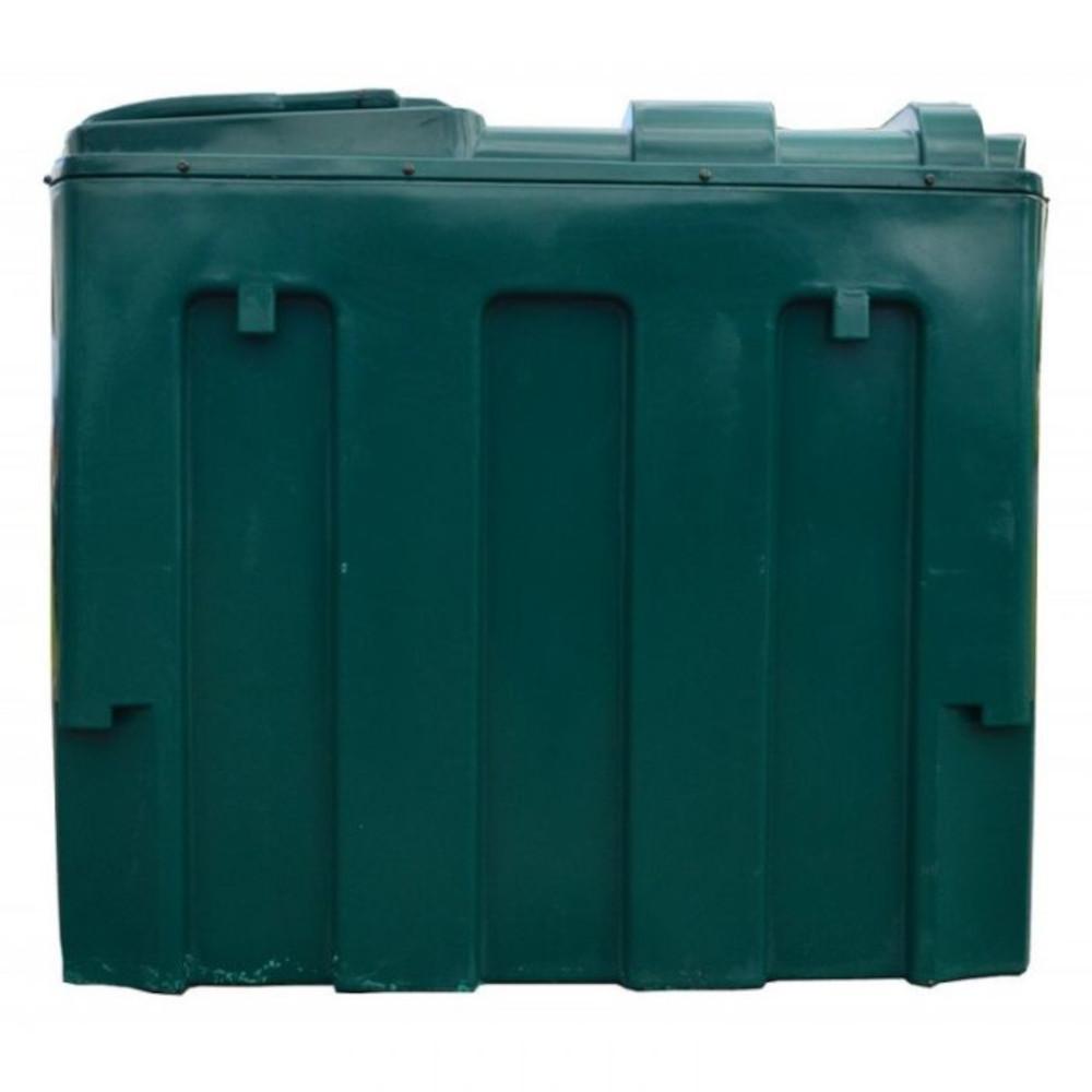 1000 Litre Plastic Slimline Bunded Oil Tank TTS1000BND - Side