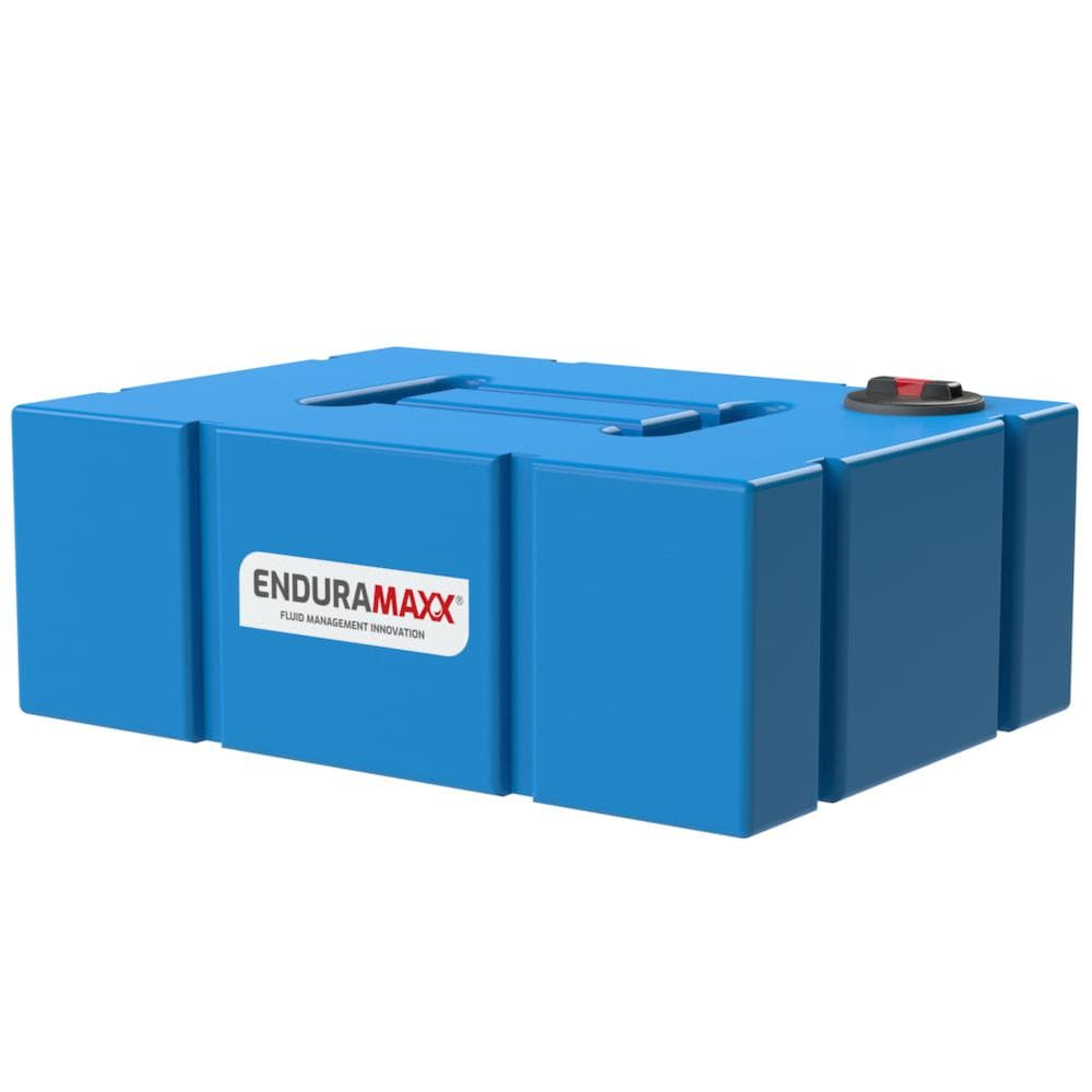 Enduramaxx 1000 Litre Low Profile Baffled Water Tank in Boat Blue