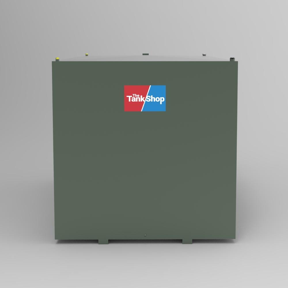 10000 Litres Steel Bunded Oil Tank - Front View