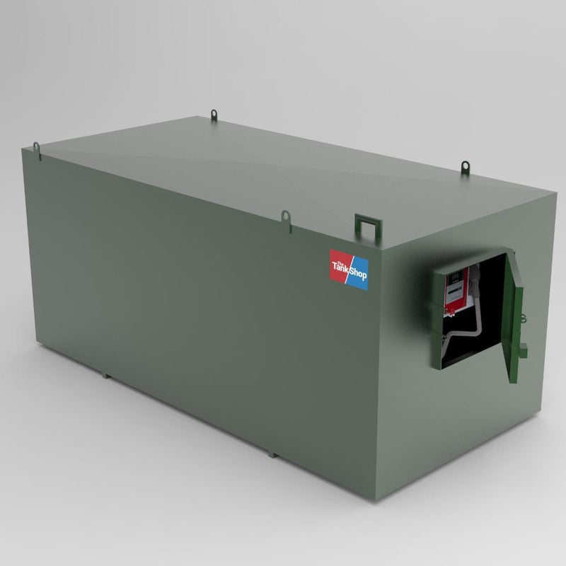 10000 Litre Steel Diesel Dispenser - Door Open