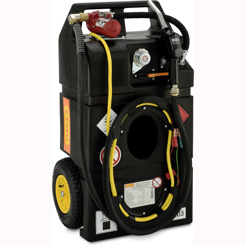 Cemo 95 Litre Petrol Trolley with 12 Volt Pump