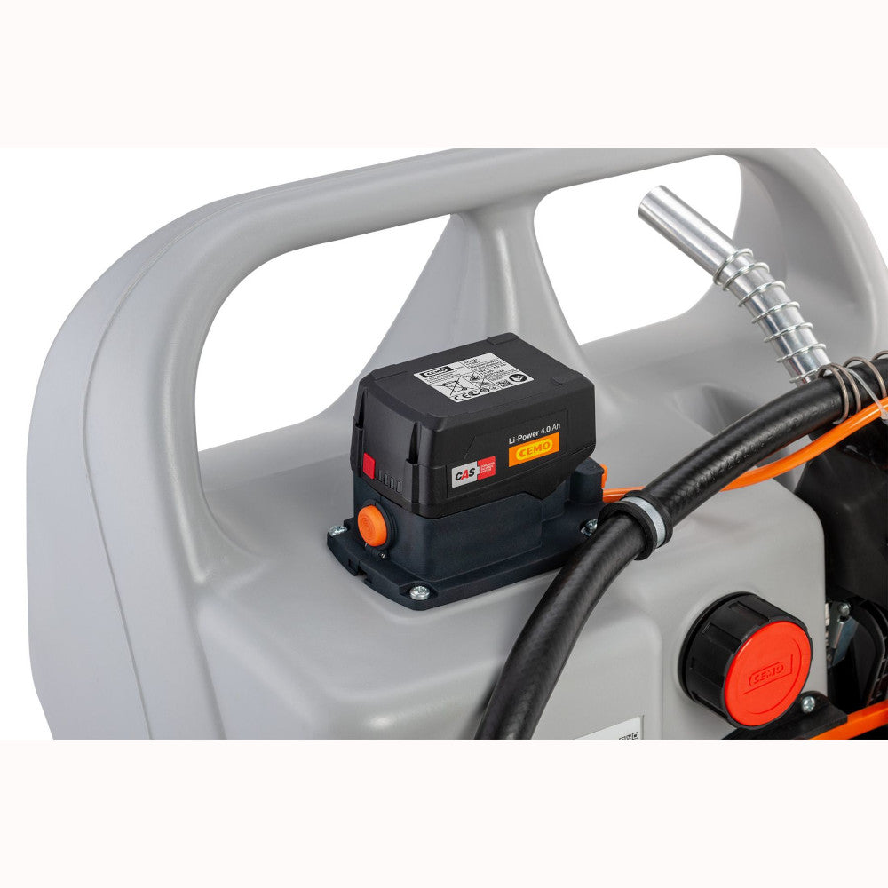 Cemo 60 Litre Transportable Diesel Trolley  with Battery