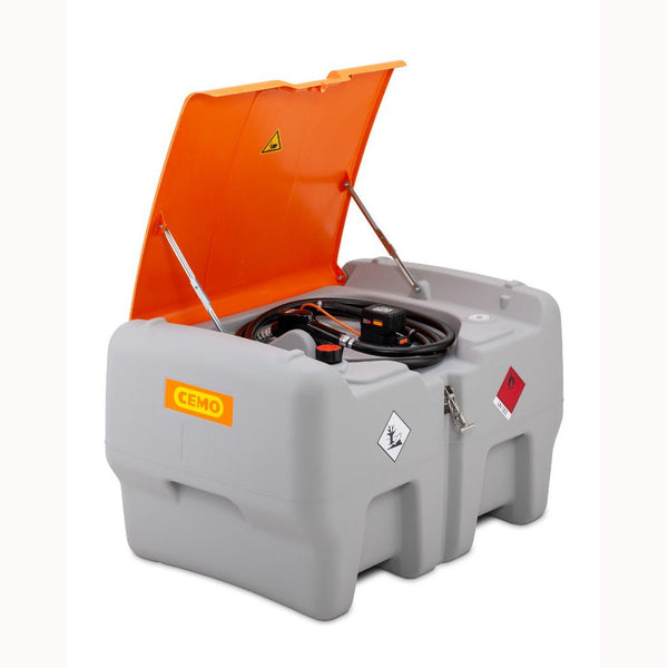 Cemo 440 Litre Transportable Diesel Tank - Cordless Battery Powered