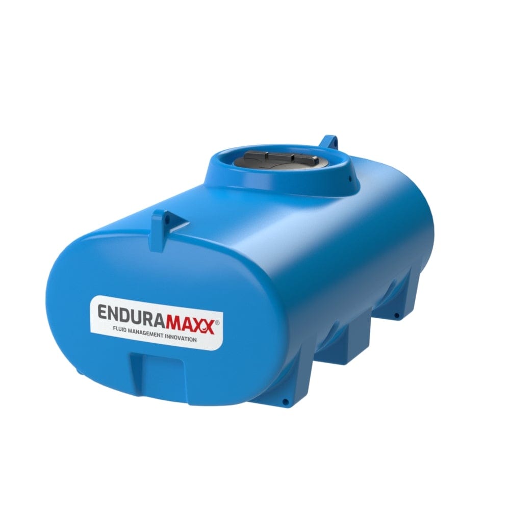 Enduramaxx 1200 Litre Horizontal Transportable Water Tank in blue