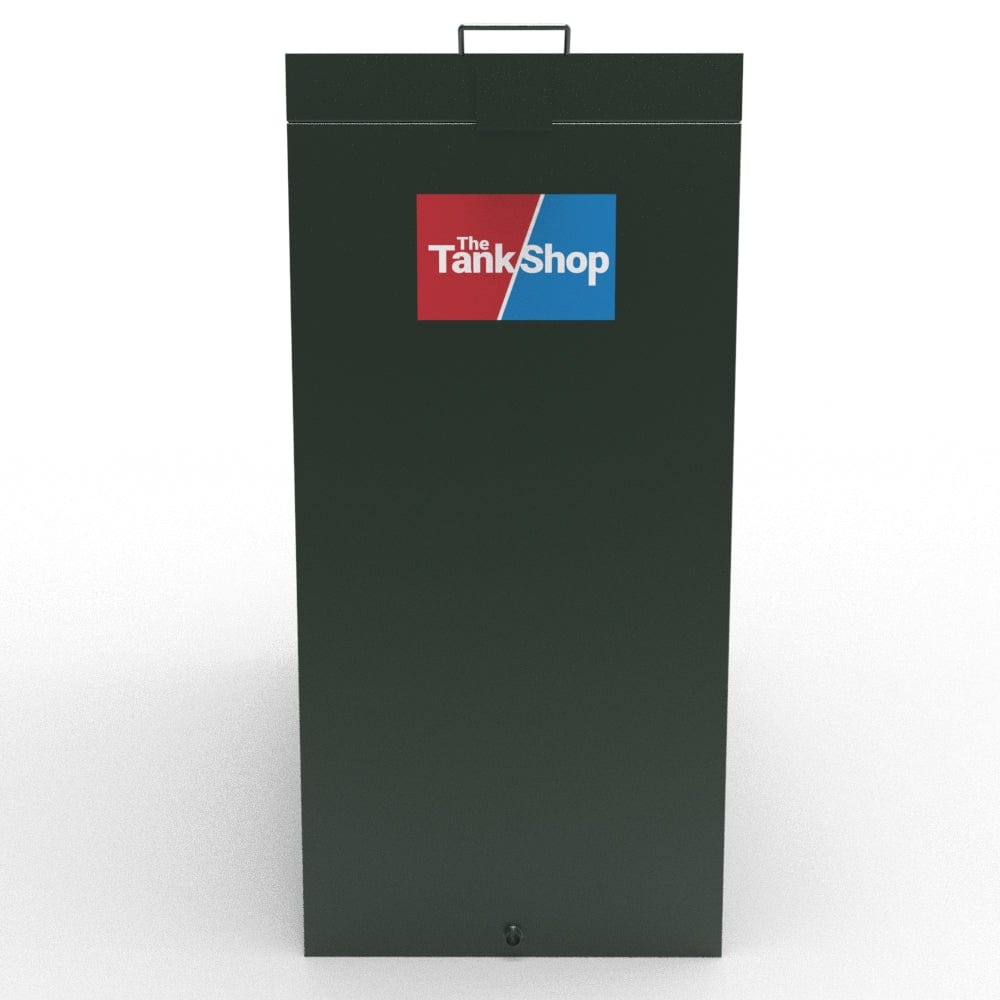 1200 Litres Steel Bunded Slimline Oil Tank with Lockable Lid