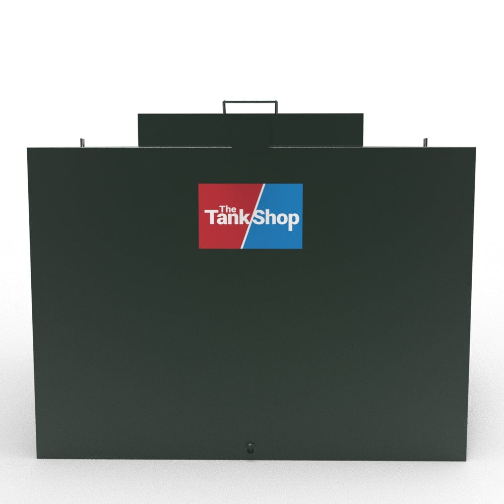 1225 Litres Steel Bunded Low Profile Oil Tank with Lockable Lid
