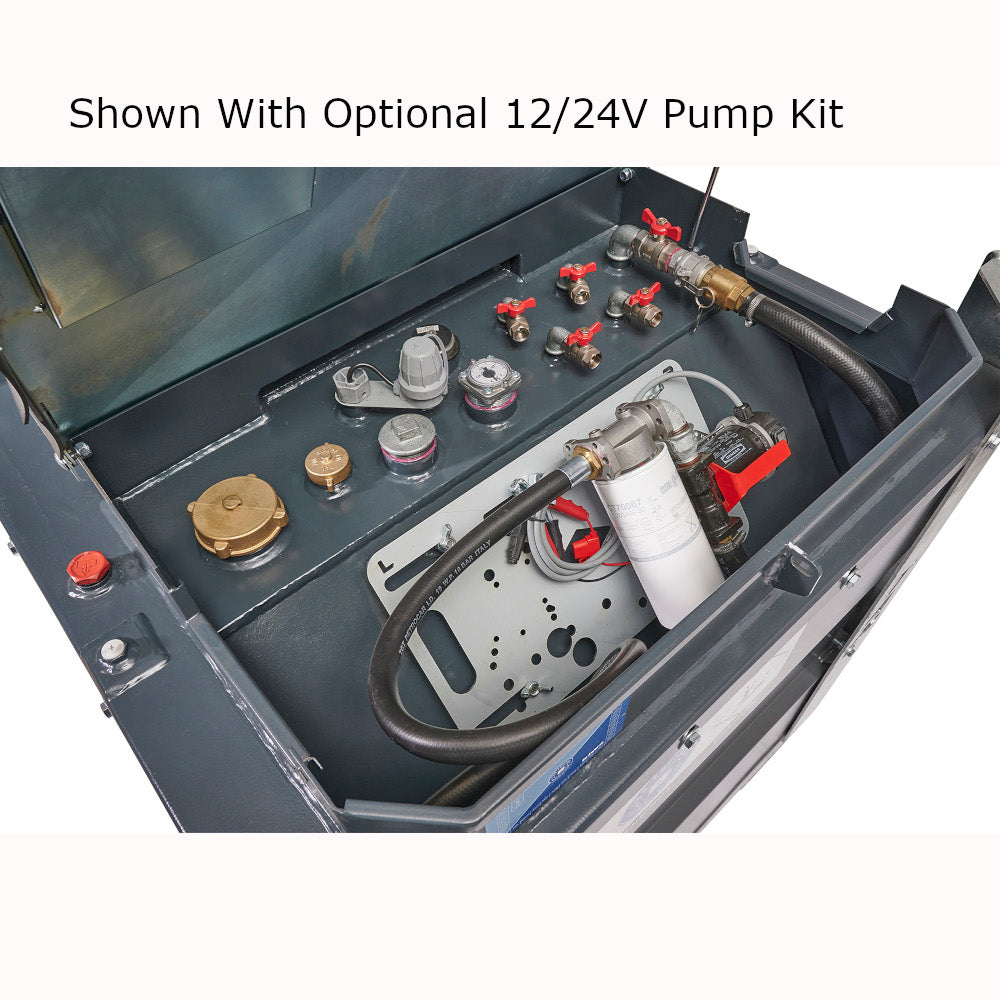 Atlantis 2000 Litre Transportable Steel Diesel Tank with Pump Kit
