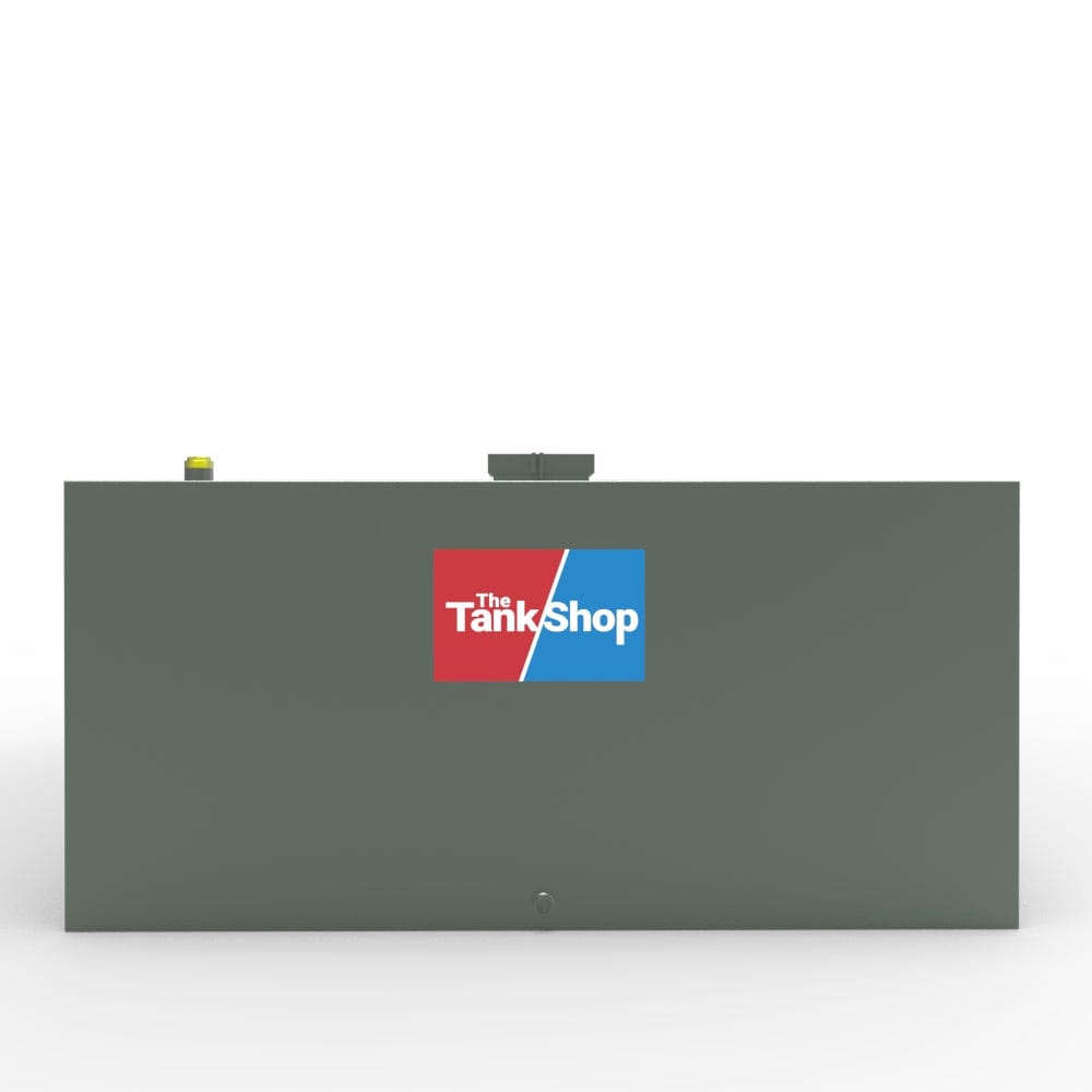 1100 Litre Low Profile Steel Single Skin Oil Tank With Lockable Lid from The Tank Shop