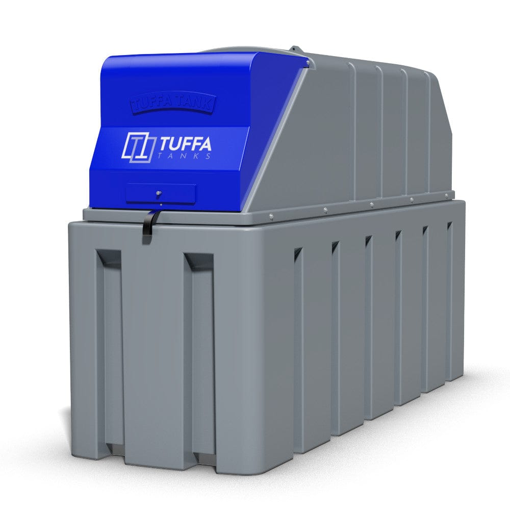 1350 Litre Plastic Bunded Adblue Tank with Pump Kit - Tuffa 1350SLBSFAD