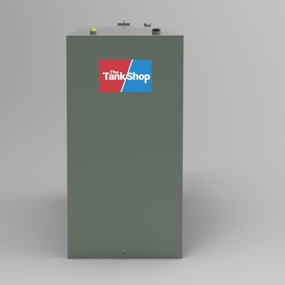 1350 Litre Steel Bunded Oil Tank - Front View