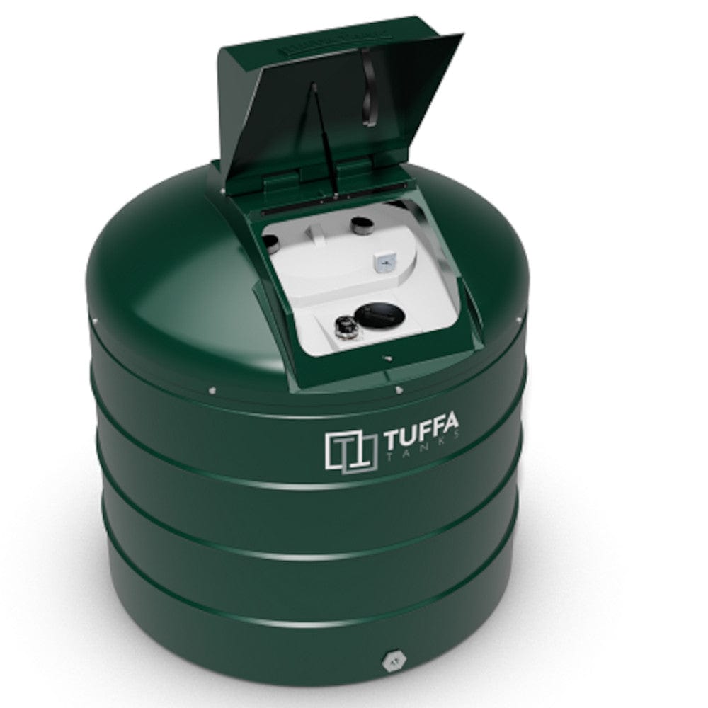 1400 Litre Plastic Bunded Oil Tank - Tuffa Tanks 1400VB