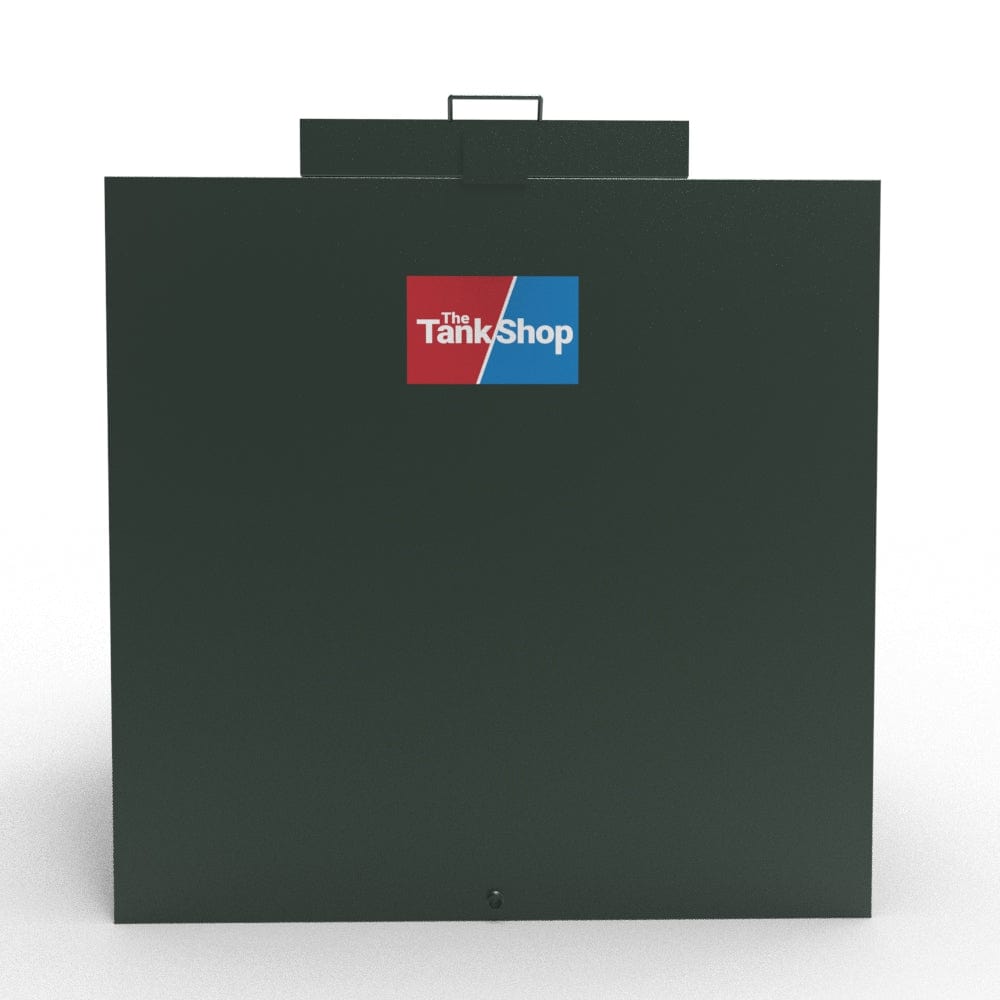 1500 Litres Steel Bunded Oil Tank with Lockable Lid - Cube