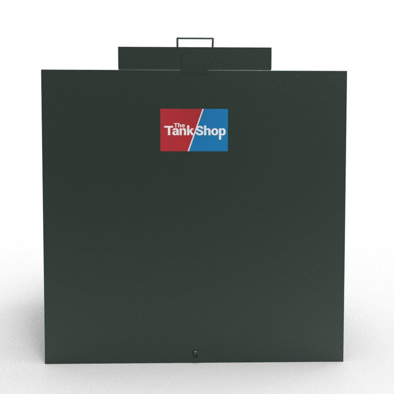 1000 Litres Steel Bunded Oil Tank with Lockable Lid - Cube