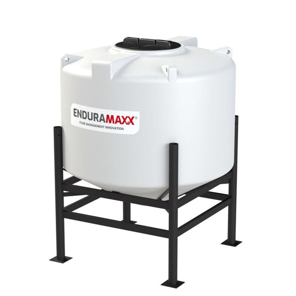 Enduramaxx 1000 Litre 30 Degree Conical Tank - Closed Top - Natural - with Stand
