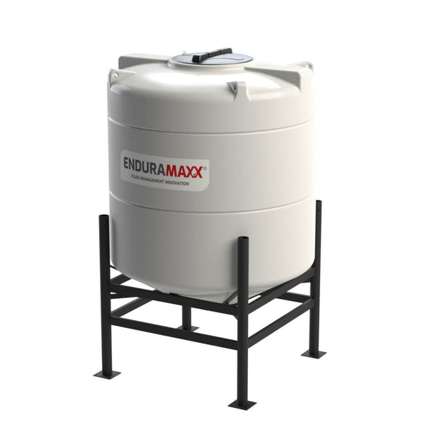 Enduramaxx 1360 Litre 30 Degree Conical Tank - Closed Top - Natural - with Stand