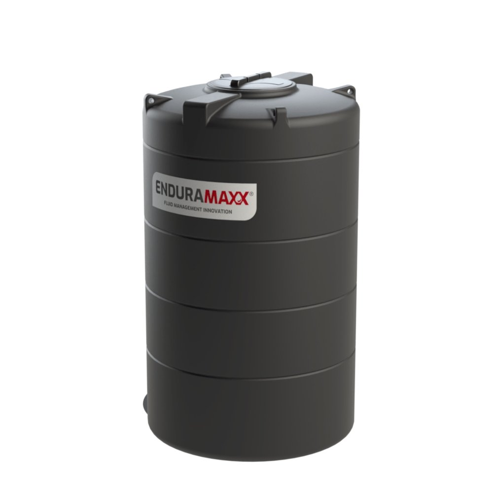 Enduramaxx 1500 Litre Plastic Water Tank in Black