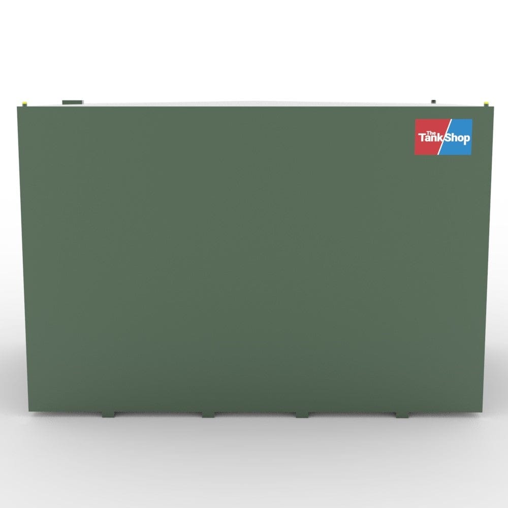 The Tank Shops 20000 Litre Steel Bunded Oil tank with Channel Runners Side View