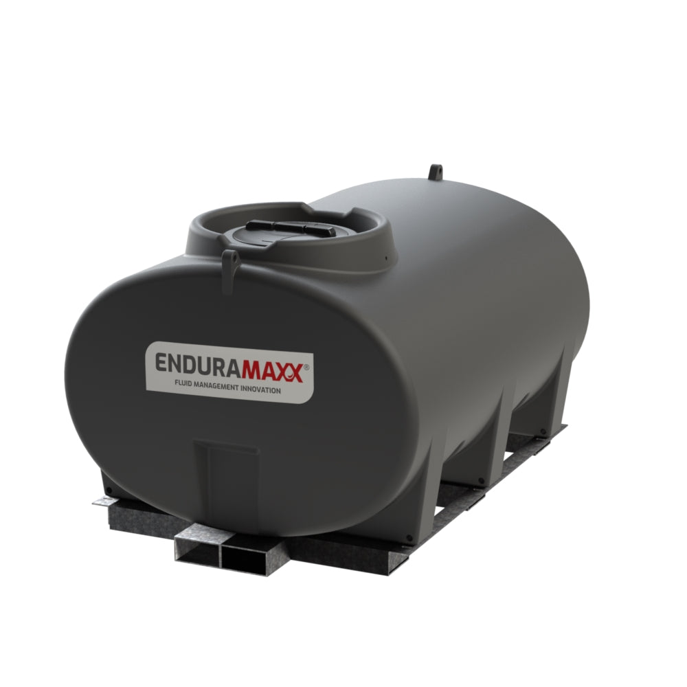 Enduramaxx 2000 Litre Horizontal Transportable Water Tank on frame