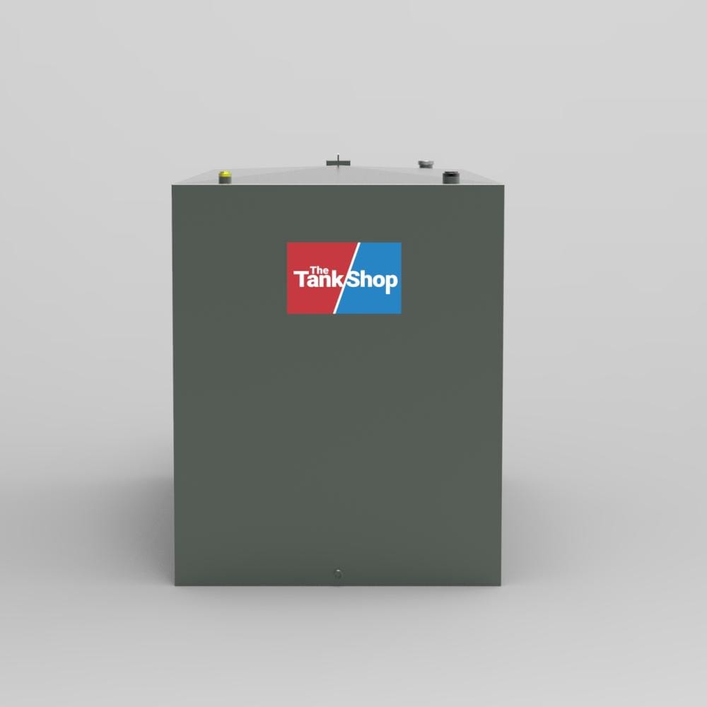 2000 Litres Steel Bunded Oil Tank - Front View