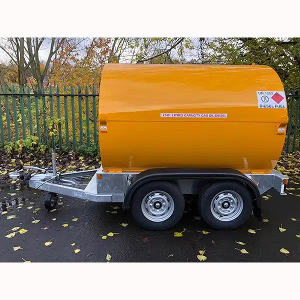 Transportable Highway Tow Twin Axle Diesel Bowser - 2140 Litres
