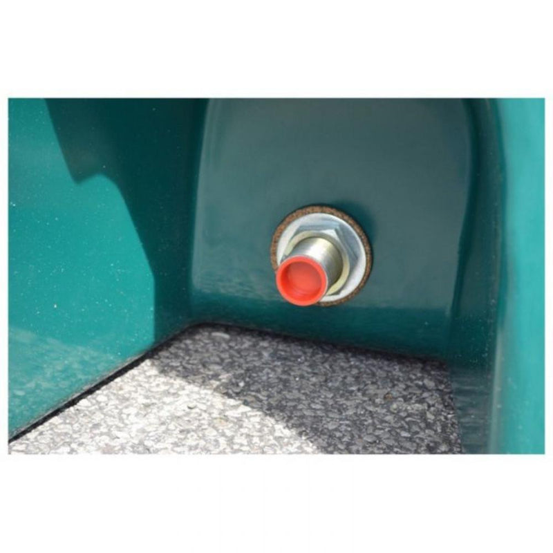 2450 Litre Plastic Bunded Oil Tank TTS2450BND - Bottom Outlet