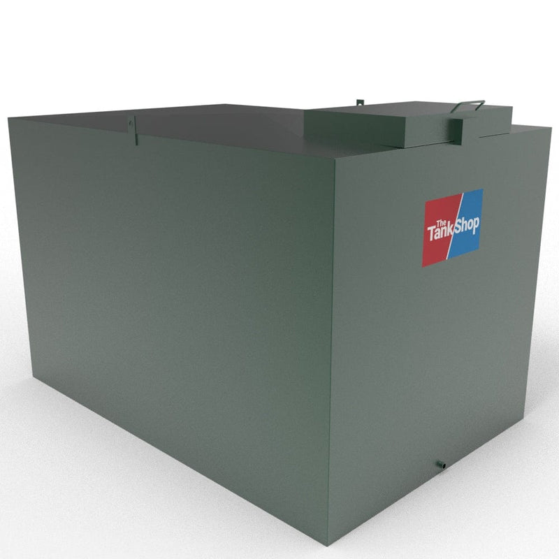 2400 Litres Steel Bunded Oil Tank with Lockable Lid
