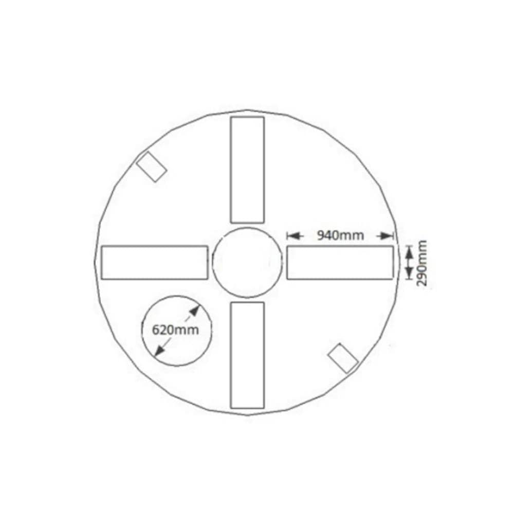 25000 Litre Potable Water Tank Technical Drawing