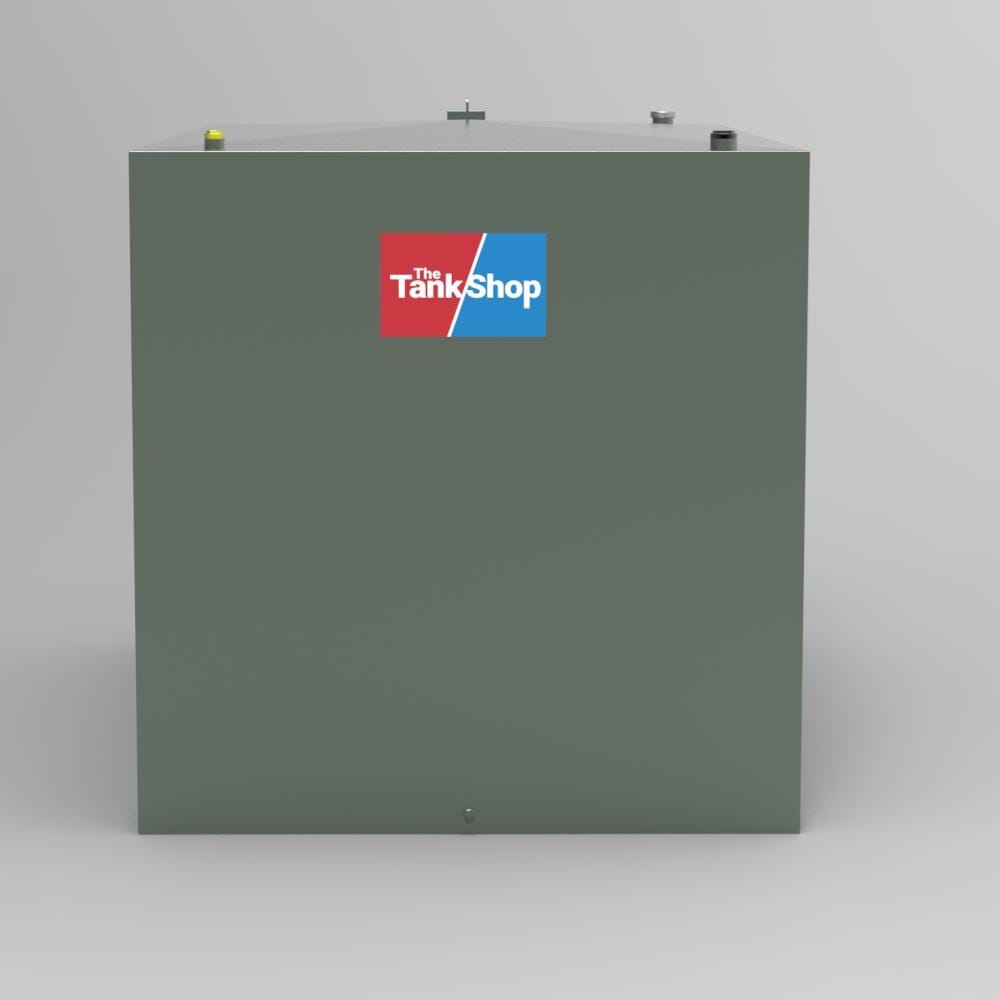 2500 Litre Steel Bunded Oil Tank - Front View