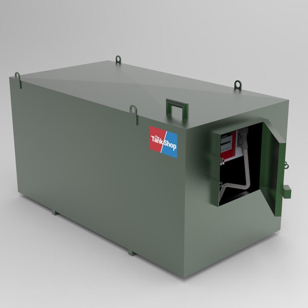 2500 Litre Steel Bunded Diesel Dispenser - Door Open