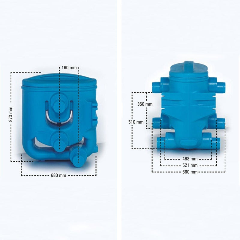 Enduramaxx Rainwater Harvesting Kit C - Filter Dimensions