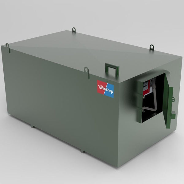 2700 Litre Steel Diesel Dispenser - Door Open