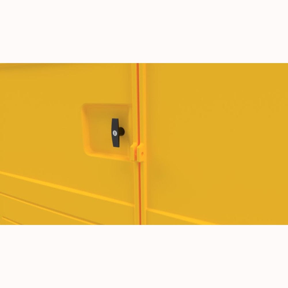 IBC Spill Pallet with Hard Secure Cover -1100 Litre Sump - Jonesco HC1-YE-YE