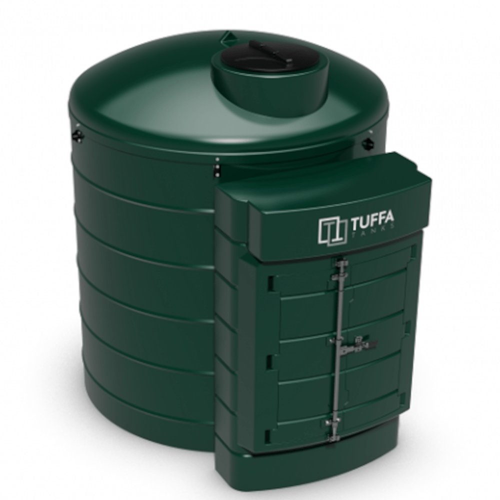 3500 Litre Plastic Bunded Oil Tank - Tuffa Tanks 3500VB
