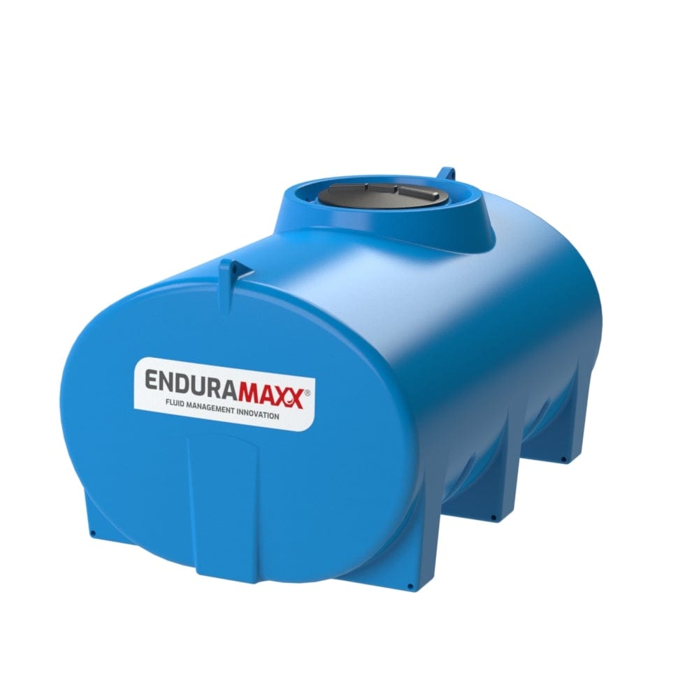 Enduramaxx 4000 Litre Horizontal Transportable Water Tank in blue